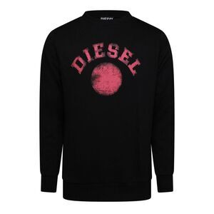 Diesel Mens S-Gir 9-4 Logo Crew Neck Sweatshirt / Caviar